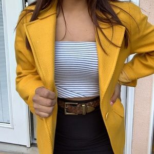Yellow muster blazer